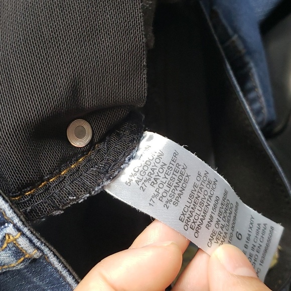 Democracy Ab Technology Womens Stretch Skinny Jeans Size 6 Elastic Waist Fitted - Picture 9 of 16